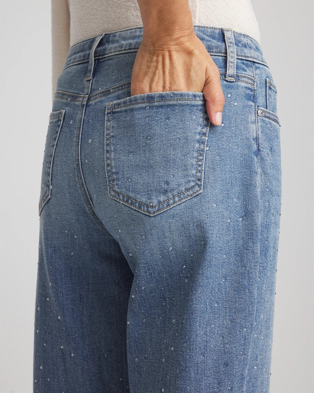 Chico's - Dewdrop Boyfriend Cropped Jeans