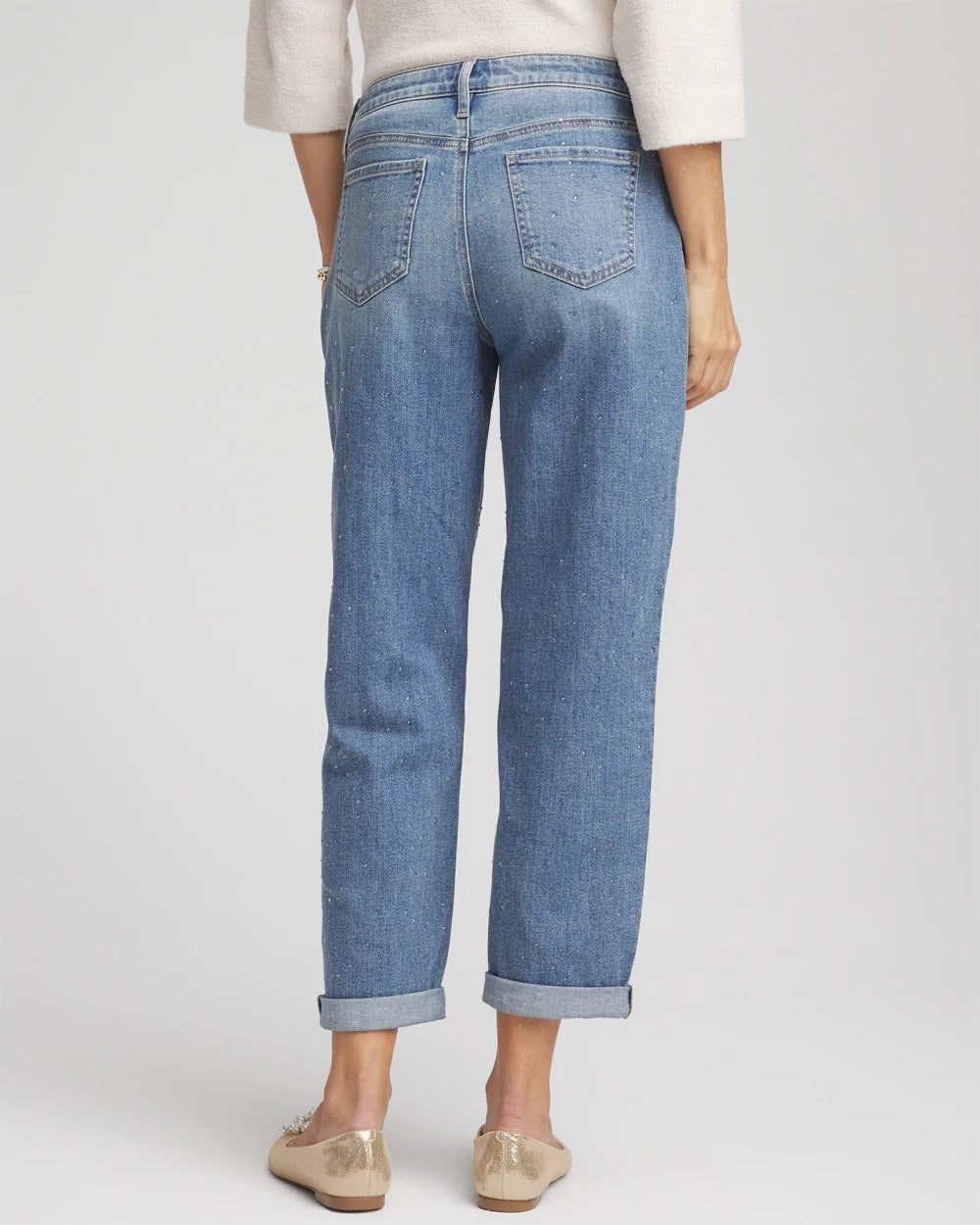 Chico's - Dewdrop Boyfriend Cropped Jeans