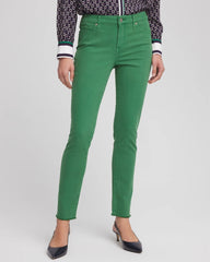 Chico's - Girlfriend Fray Hem Ankle Jeans