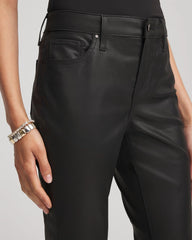 Chico's - Coated Girlfriend Cropped Flared Jeans