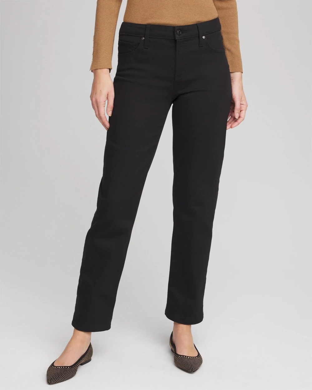 Chico's - Girlfriend Straight Ankle Jeans