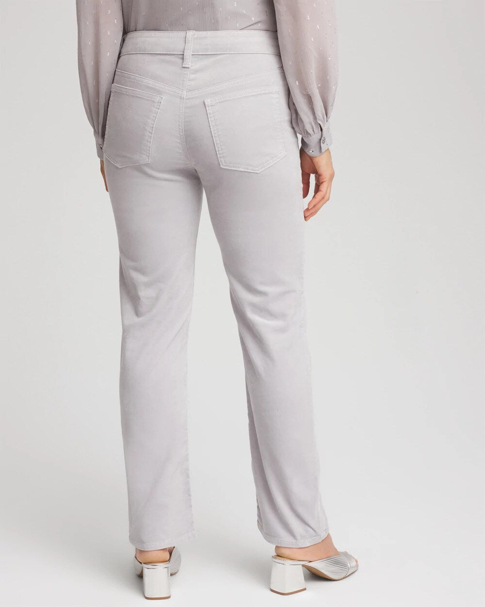 Chico's - Velveteen Pull-On Flared Jeans