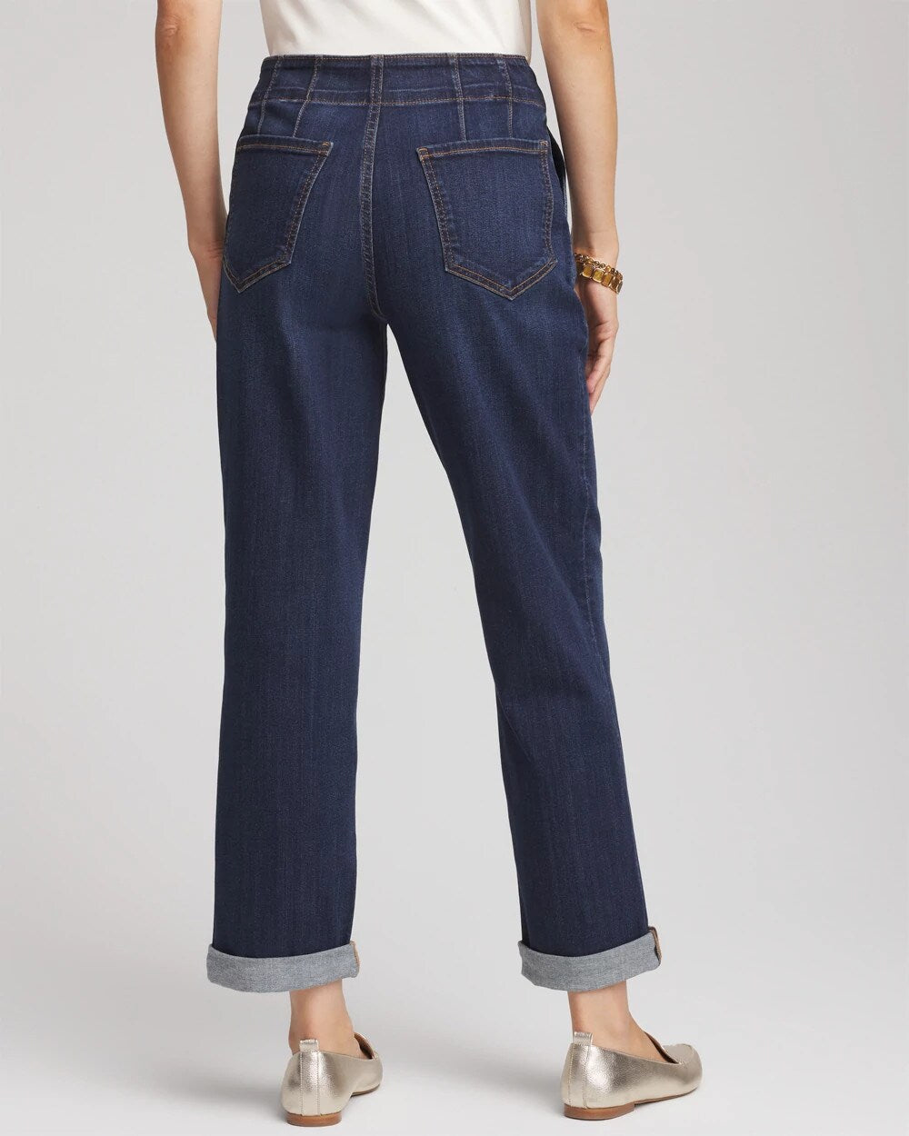 Chico's - Pull-On Boyfriend Cropped Jeans