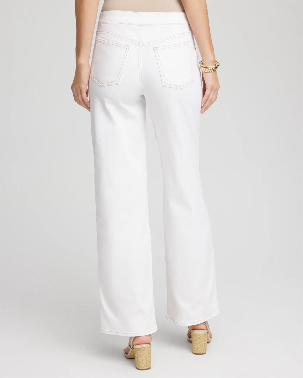 Chico's - Seeded Pull-On Wide-Leg Jeans