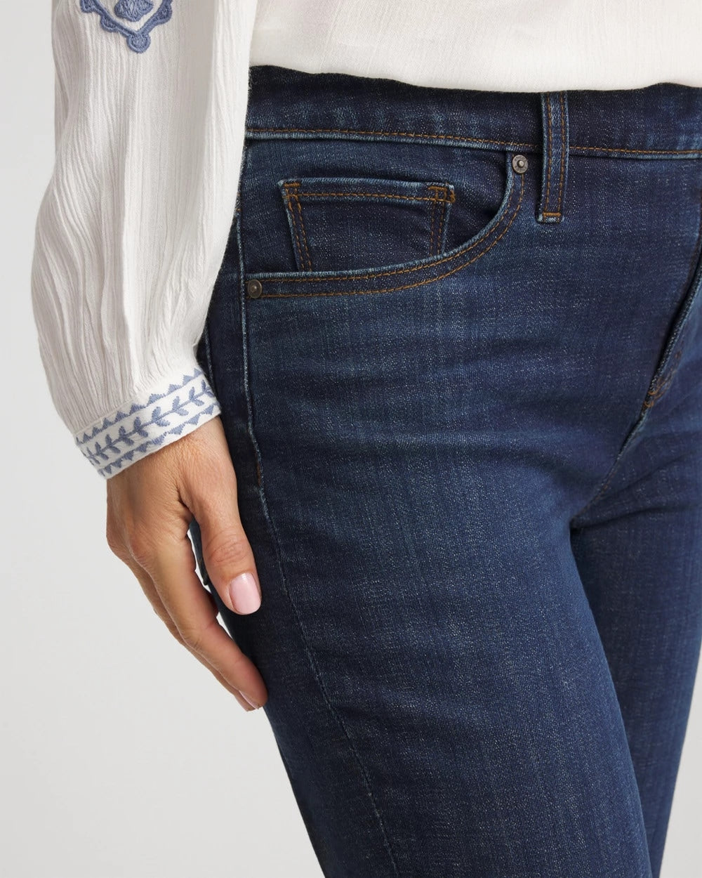 Chico's - Girlfriend Slim Ankle Jeans