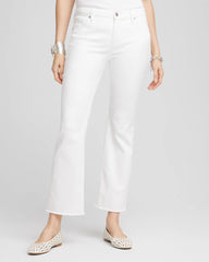 Chico's - No-Stain Girlfriend Frayed Flared Jeans