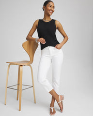 Chico's - No Stain Girlfriend Cropped Jeans