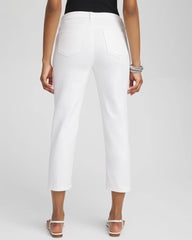 Chico's - No Stain Girlfriend Cropped Jeans