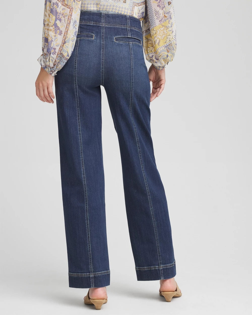 Chico's - Pull-On Wide-Leg Jeans