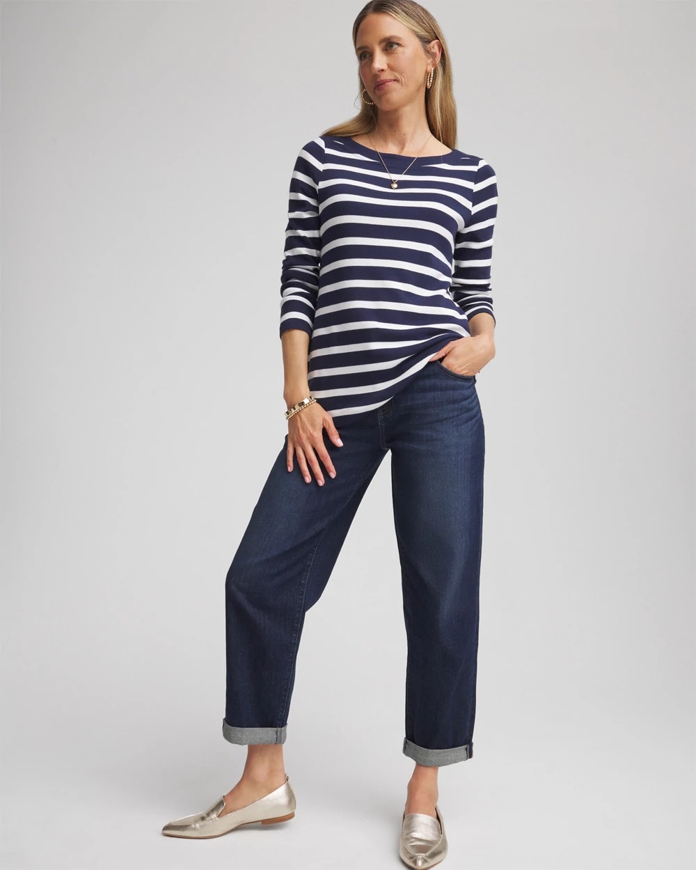 Chico's - Cropped Boyfriend Jeans
