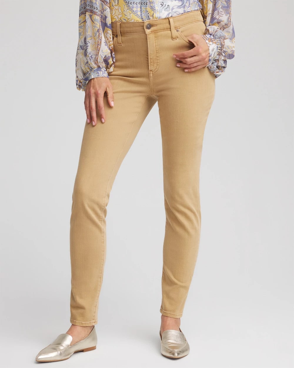 Chico's - Girlfriend Slim Ankle Jeans