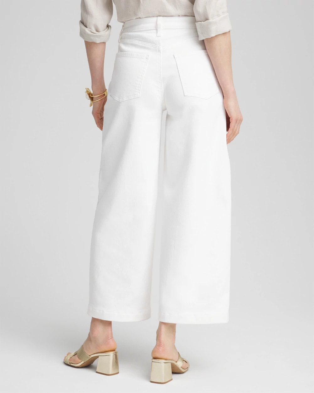Chico's - So Slimming® High-Rise Wide Cropped Jeans