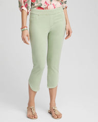 Chico's - Pull-On Dolphin-Hemmed Capri Jeans