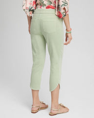 Chico's - Pull-On Dolphin-Hemmed Capri Jeans
