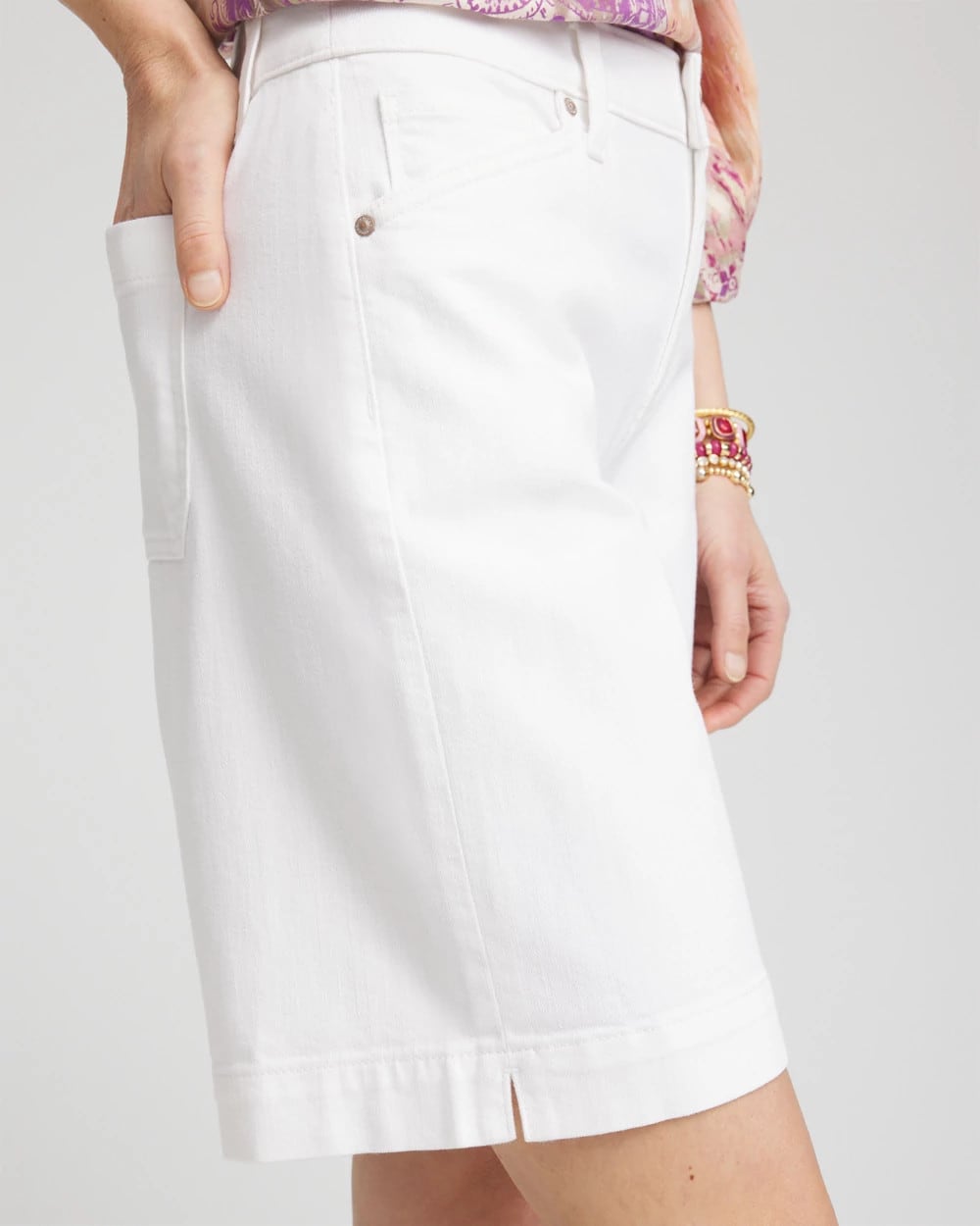 Chico's - Denim Trouser Shorts