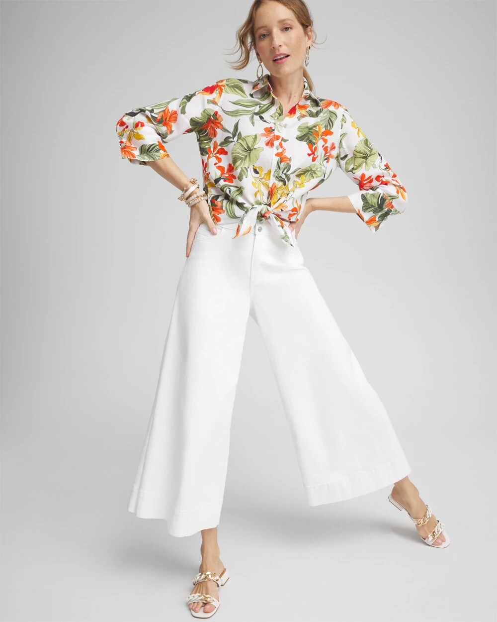 Chico's - Denim Trouser Culottes
