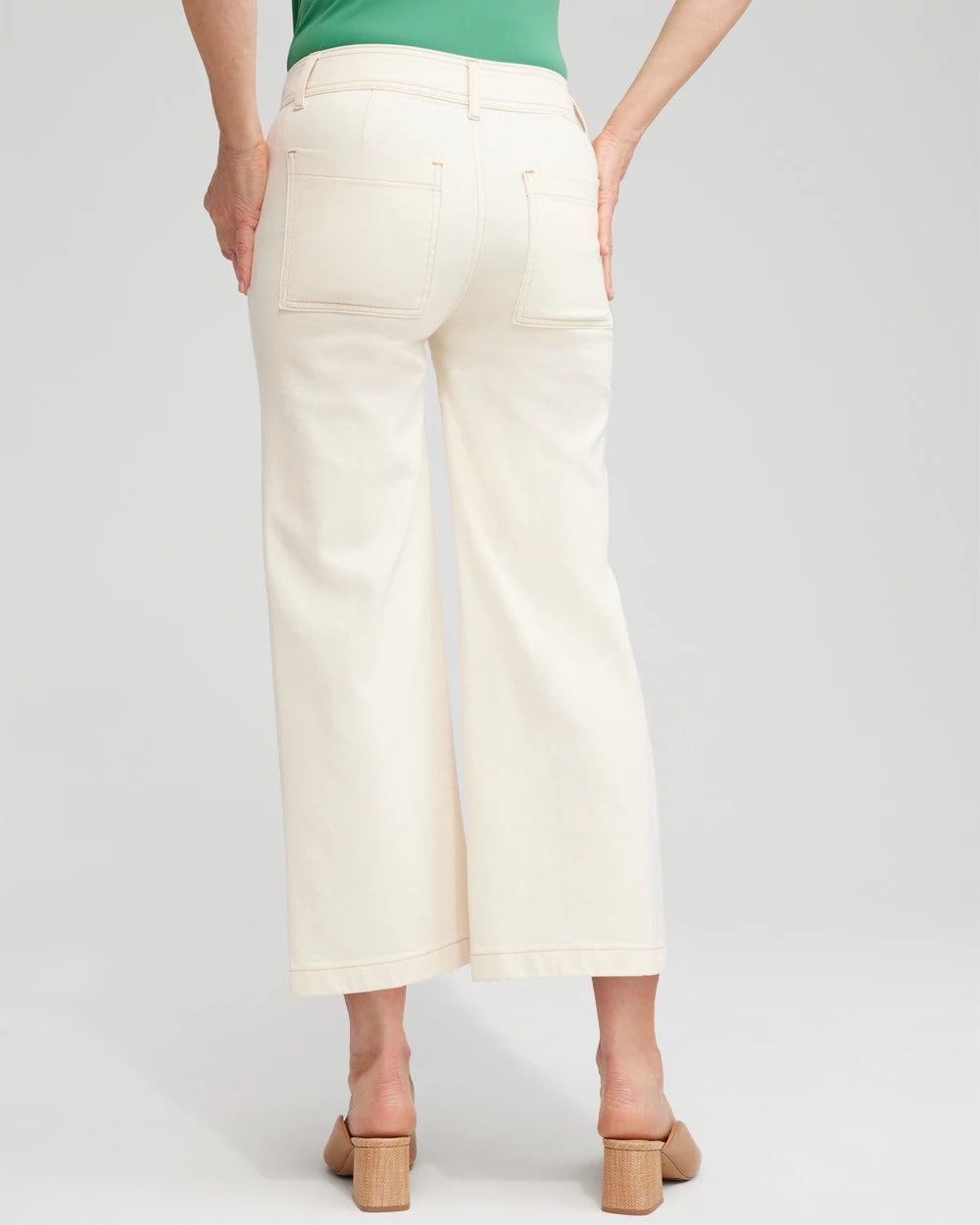 Chico's - Cropped Wide Leg Jeans