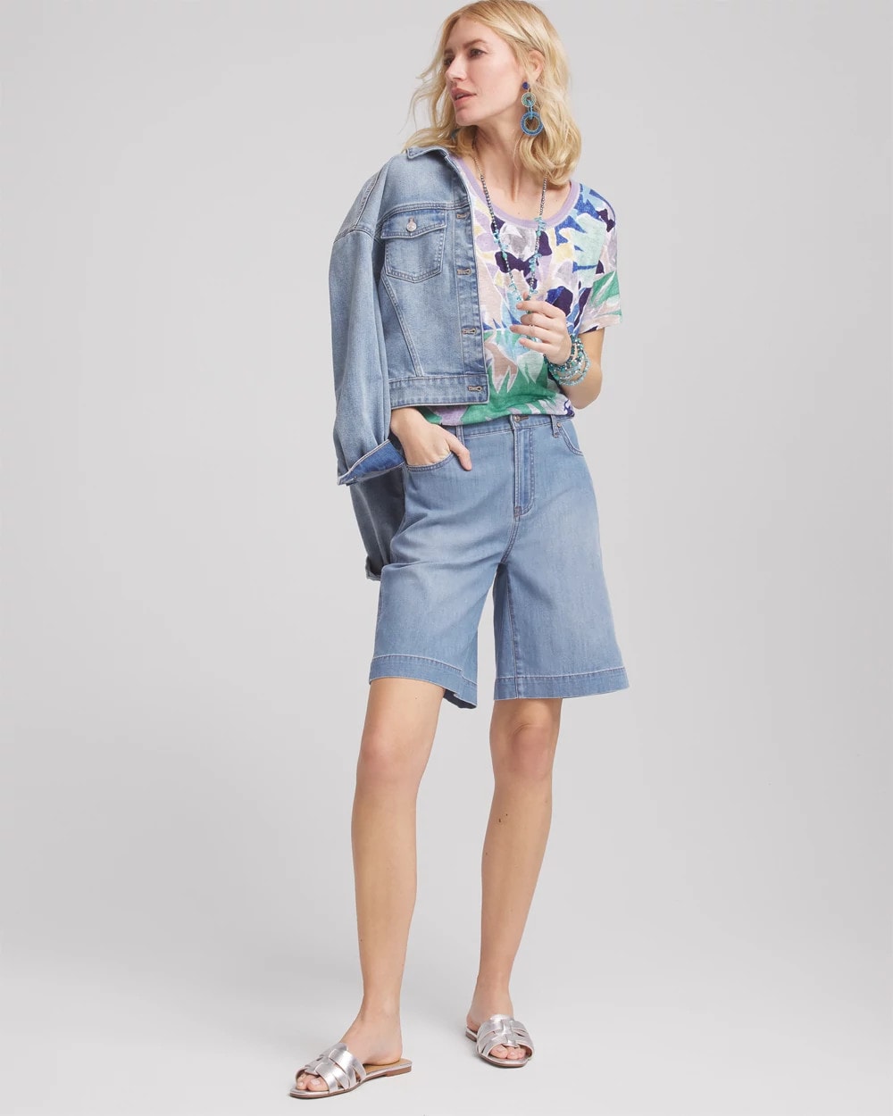 Chico's - Lightweight Summer Jean Shorts