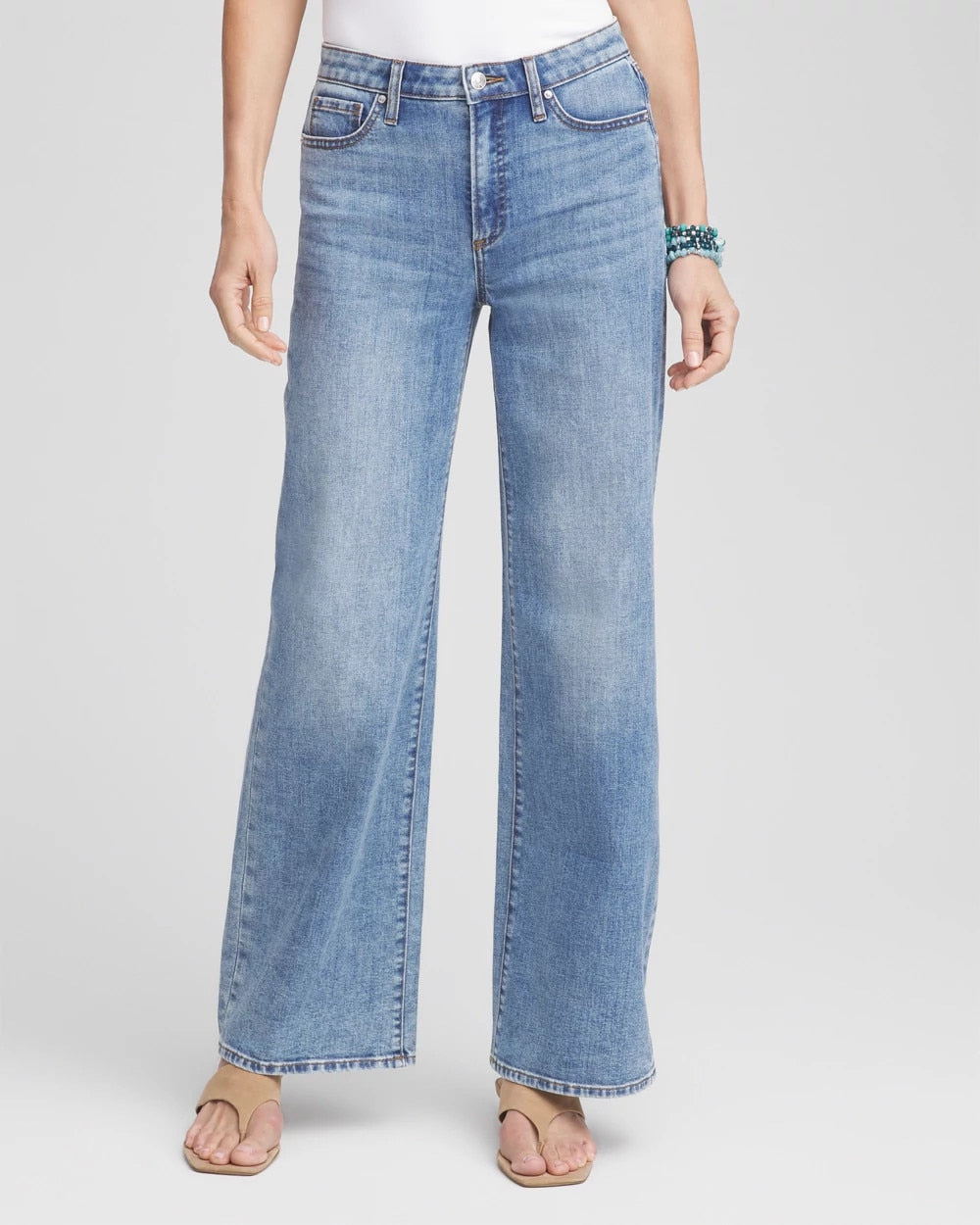 Chico's - High Rise Wide Leg Jeans