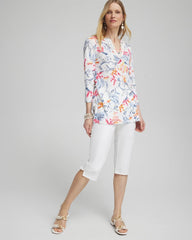 Chico's - No-Stain 17" Pull-on Denim Capris