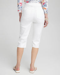 Chico's - No-Stain 17" Pull-on Denim Capris