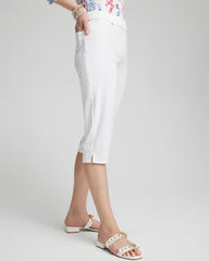 Chico's - No-Stain 17" Pull-on Denim Capris