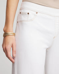 Chico's - Petite Seeded Pull-On Wide-Leg Jeans