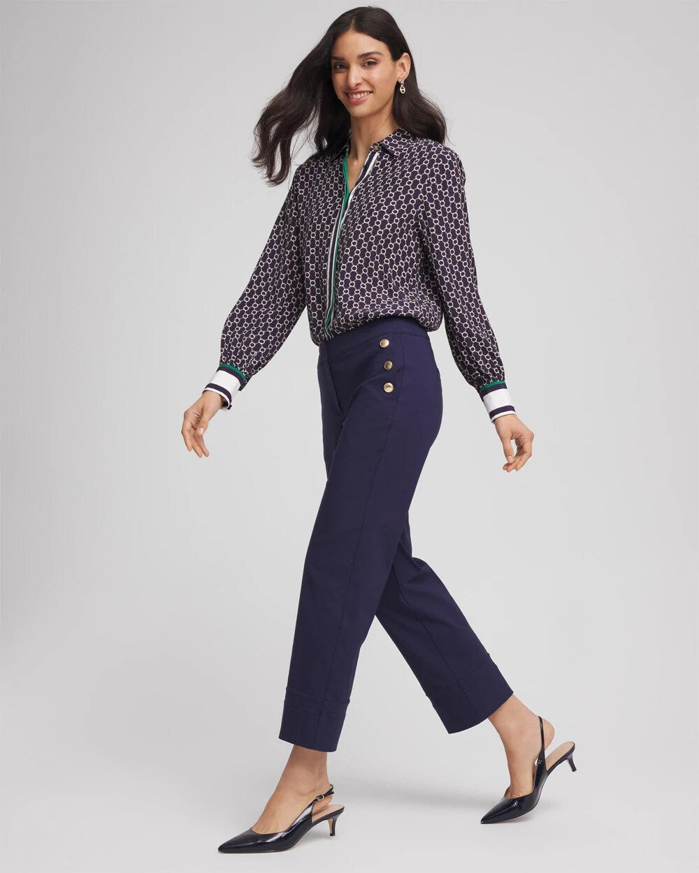 Chico's - Emme Sailor Straight Crops
