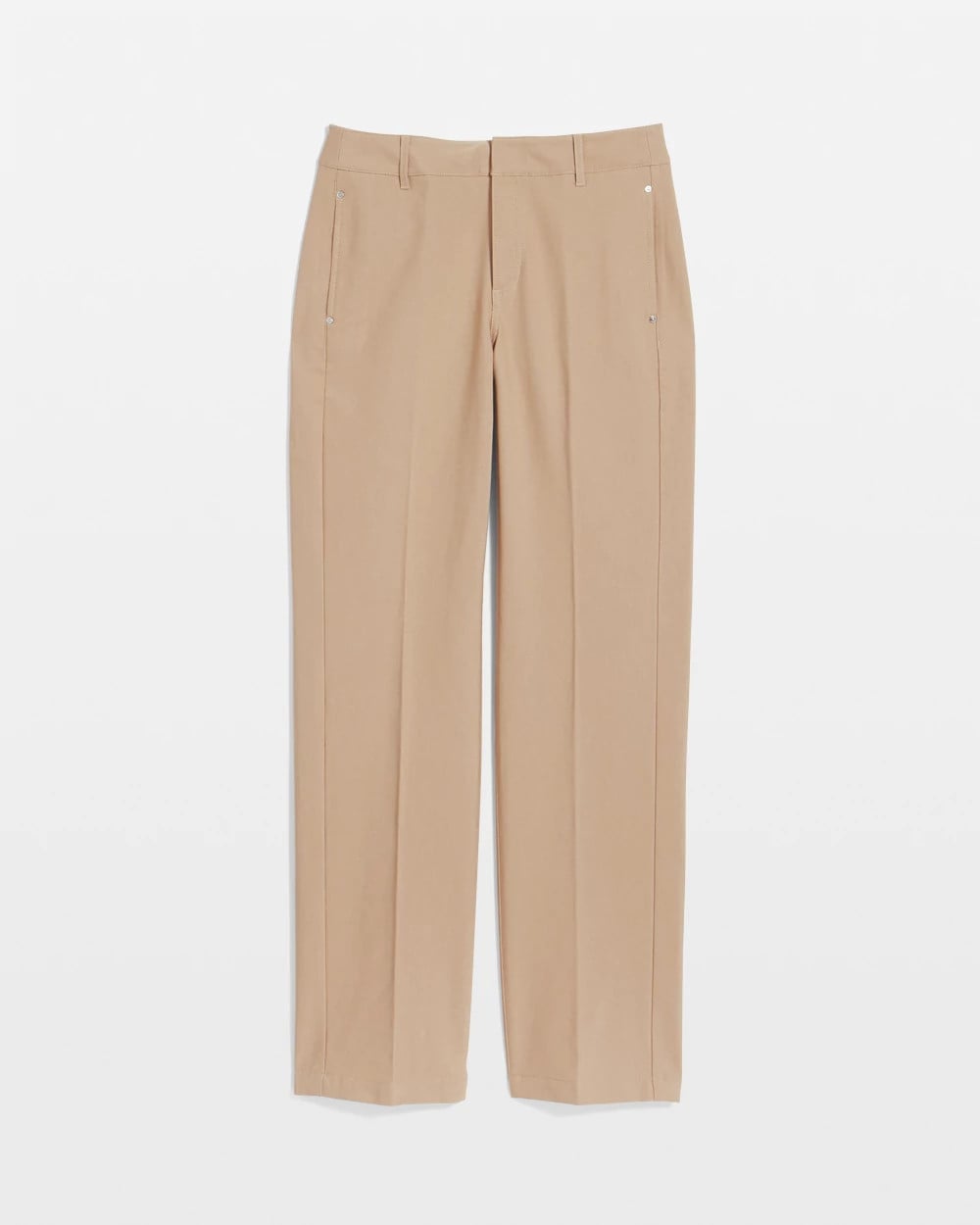 Chico's - Cotton Straight-Leg Trousers