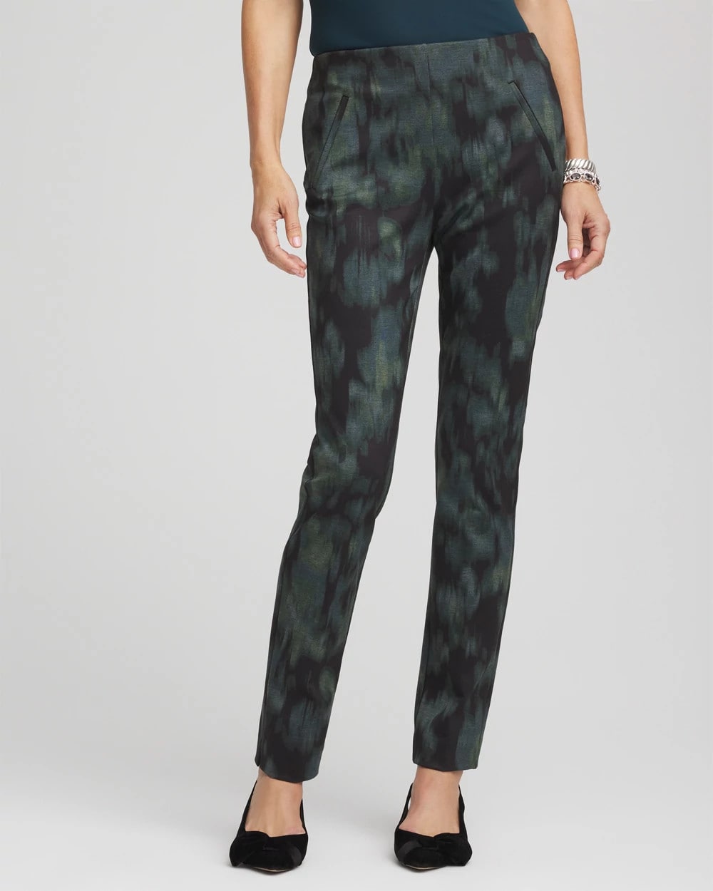 Chico's - Brinkly Blur Juliet Slim Ankle Pants