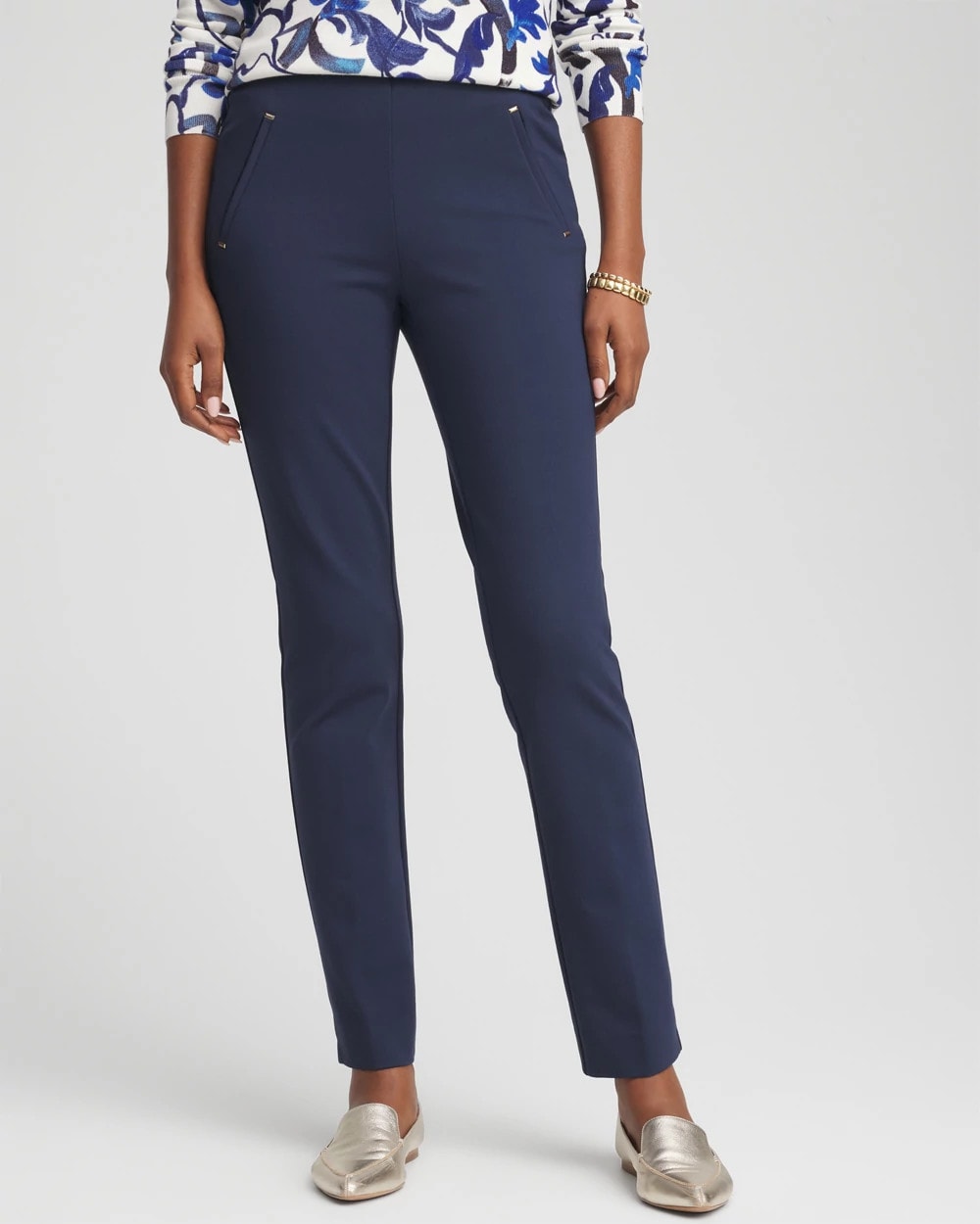 Chico's - Juliet Slim Trim Detail Ankle Pants