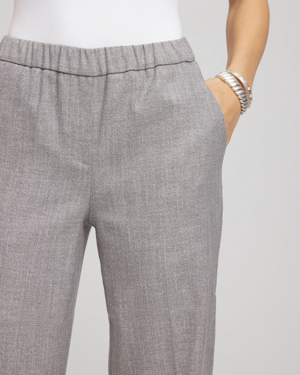 Chico's - Shimmer Straight Tapered Ankle Pants