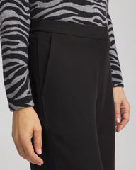Chico's - Textured Straight Tapered Ankle Pants