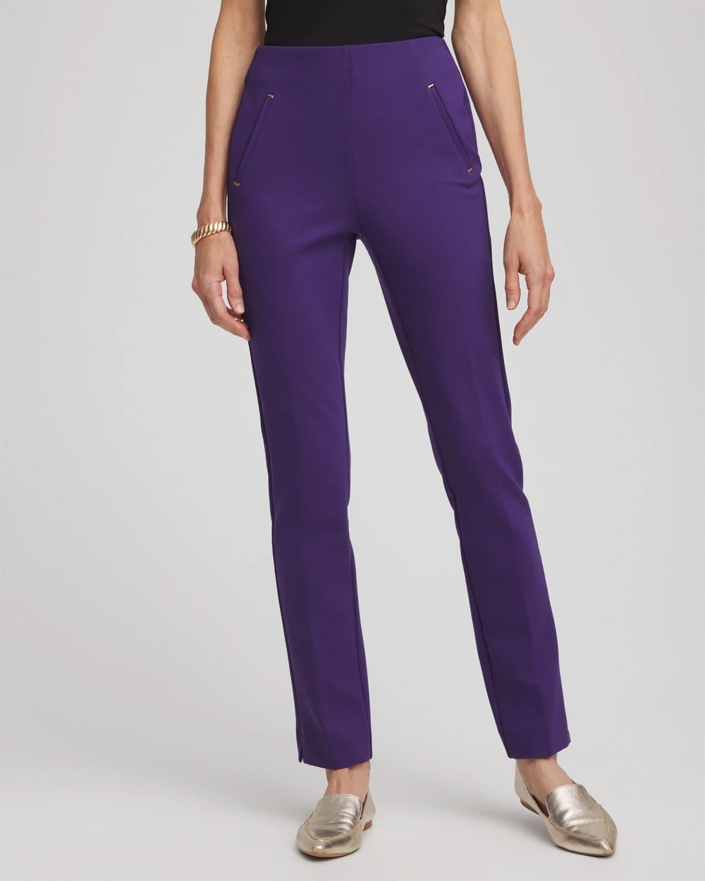 Chico's - Juliet Slim Trim Detail Ankle Pants