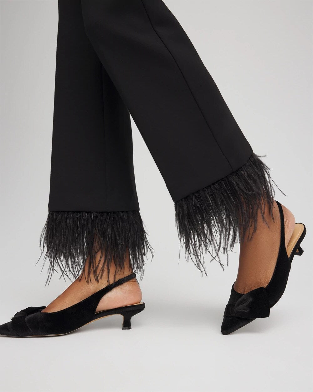 Chico's - Juliet Feathered Flared Cropped Pants
