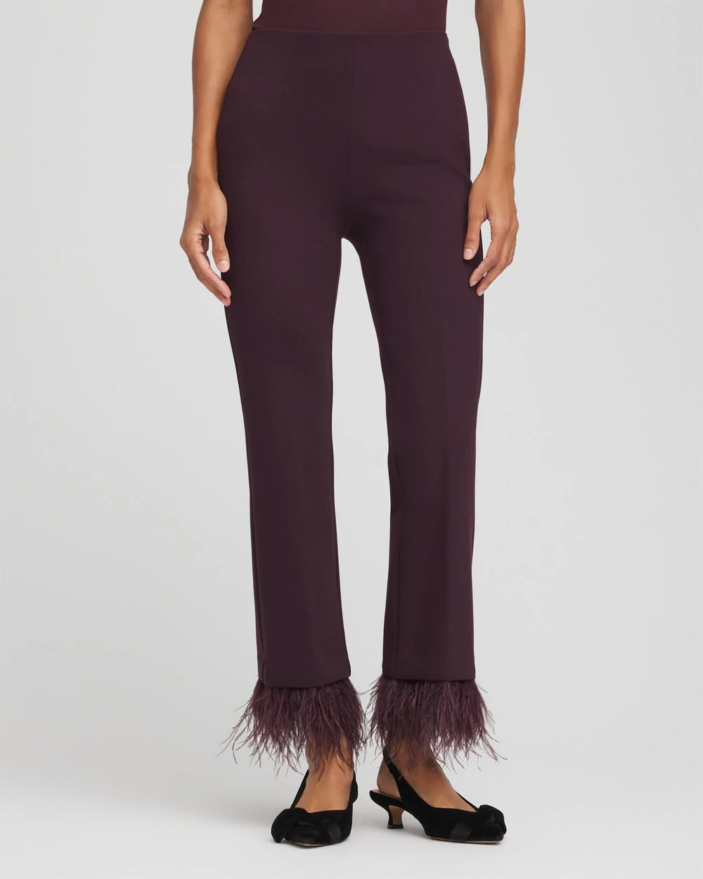 Chico's - Juliet Feathered Flared Cropped Pants
