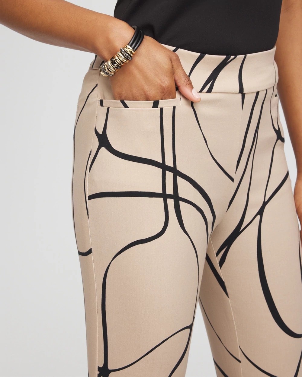 Chico's - Brigitte™ Golden Leaf Slim Full-Length Pants