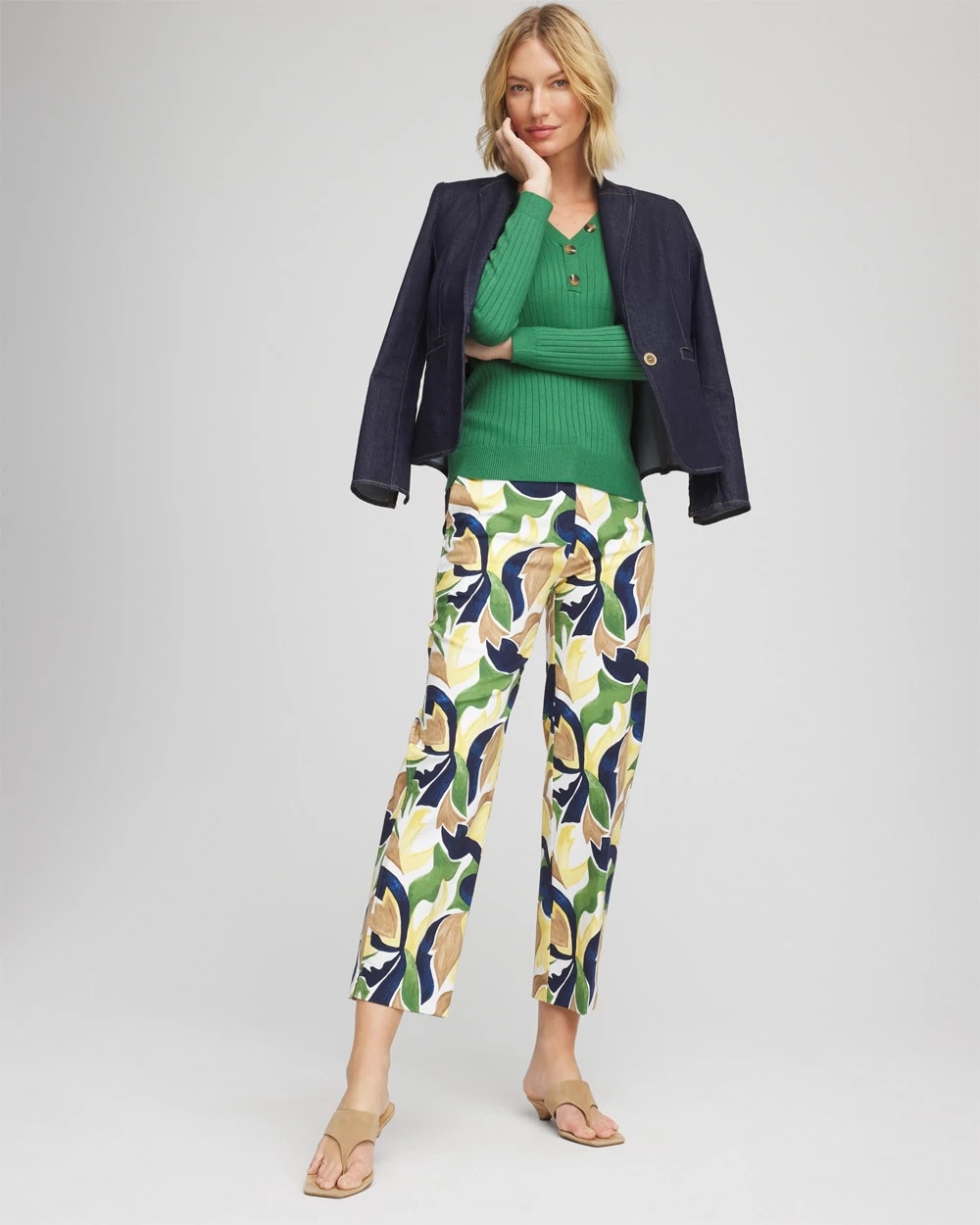 Chico's - Emme Straight Mod Cropped Pants