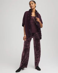 Chico's - Crushed Velvet Wide-Leg Pants