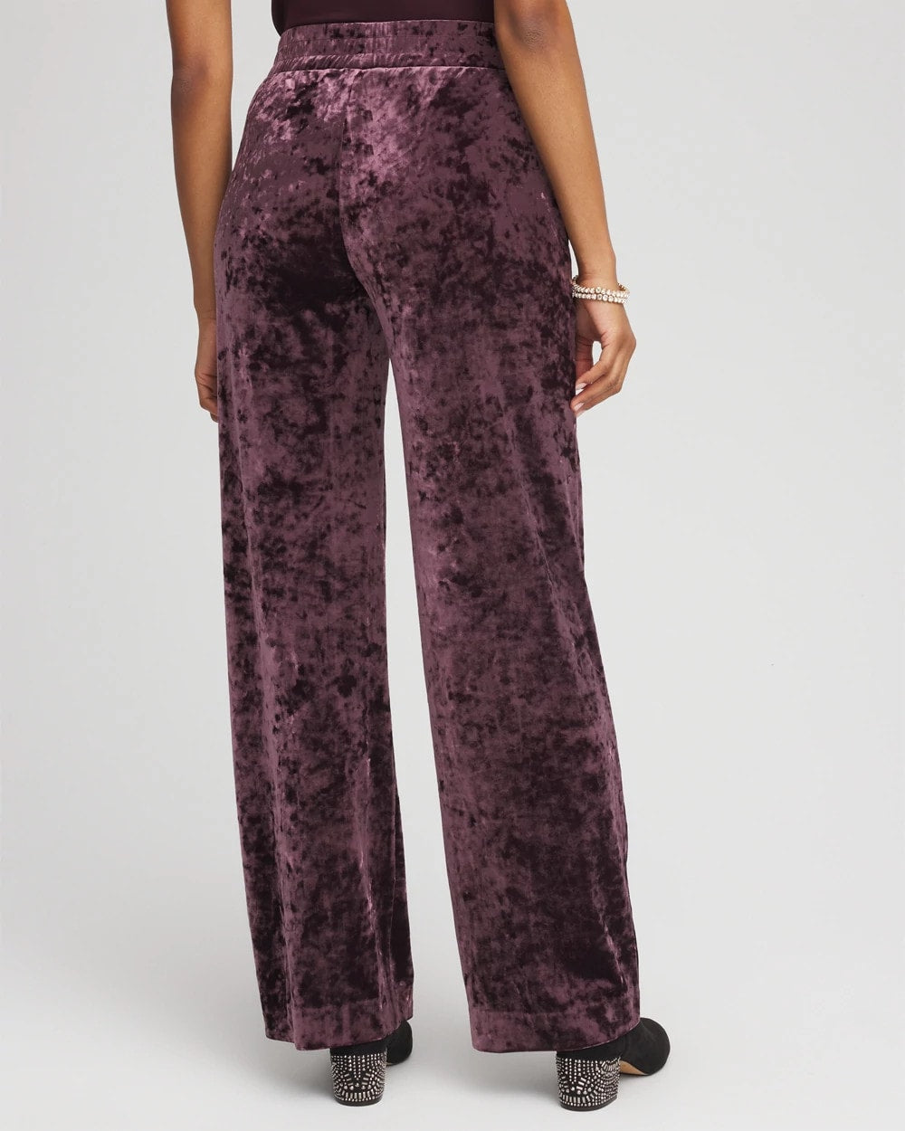 Chico's - Crushed Velvet Wide-Leg Pants