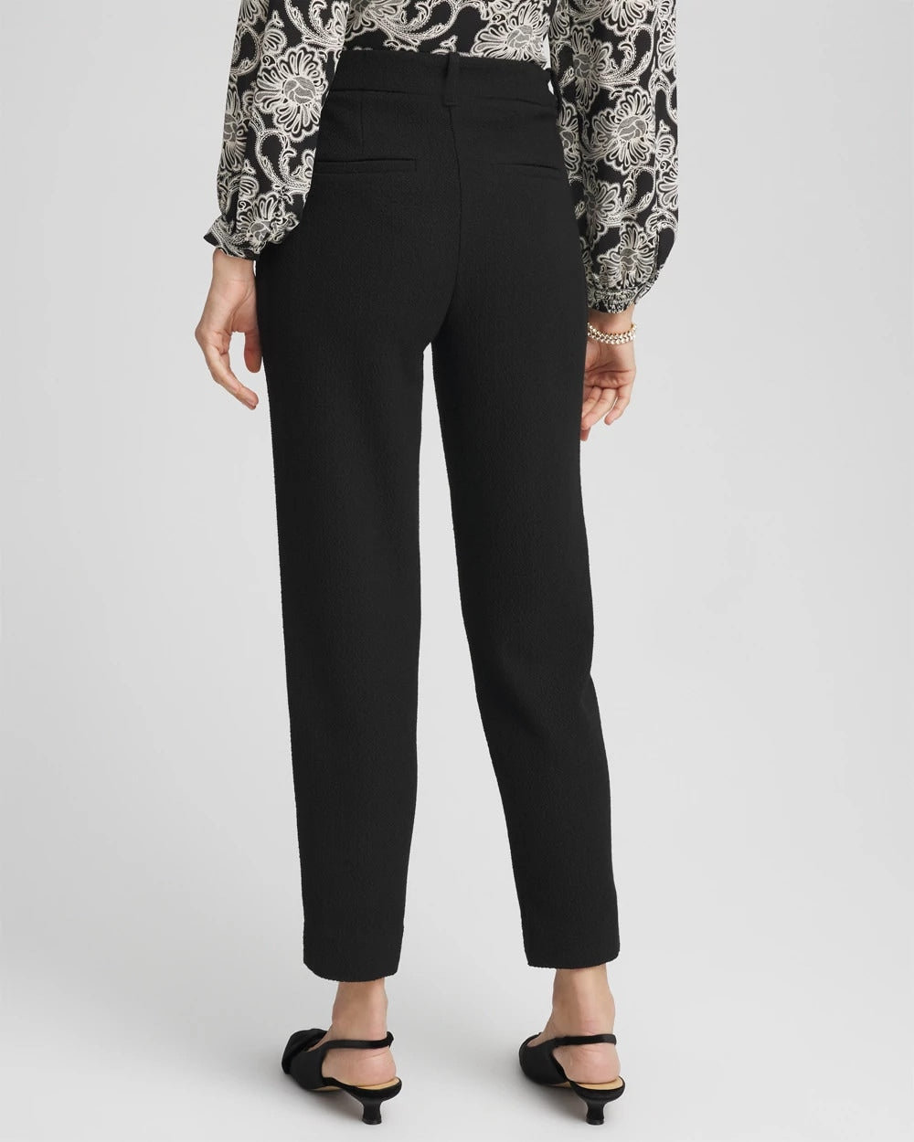Chico's - Matelassé Slim Tapered Ankle Pants