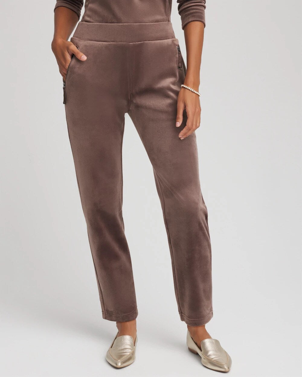 Chico's - Zenergy® Velour Tapered Ankle Pants