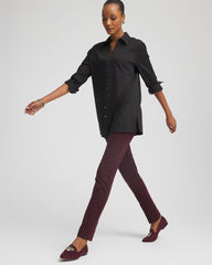 Chico's - Circle Jacquard Juliet Slim Ankle Pants