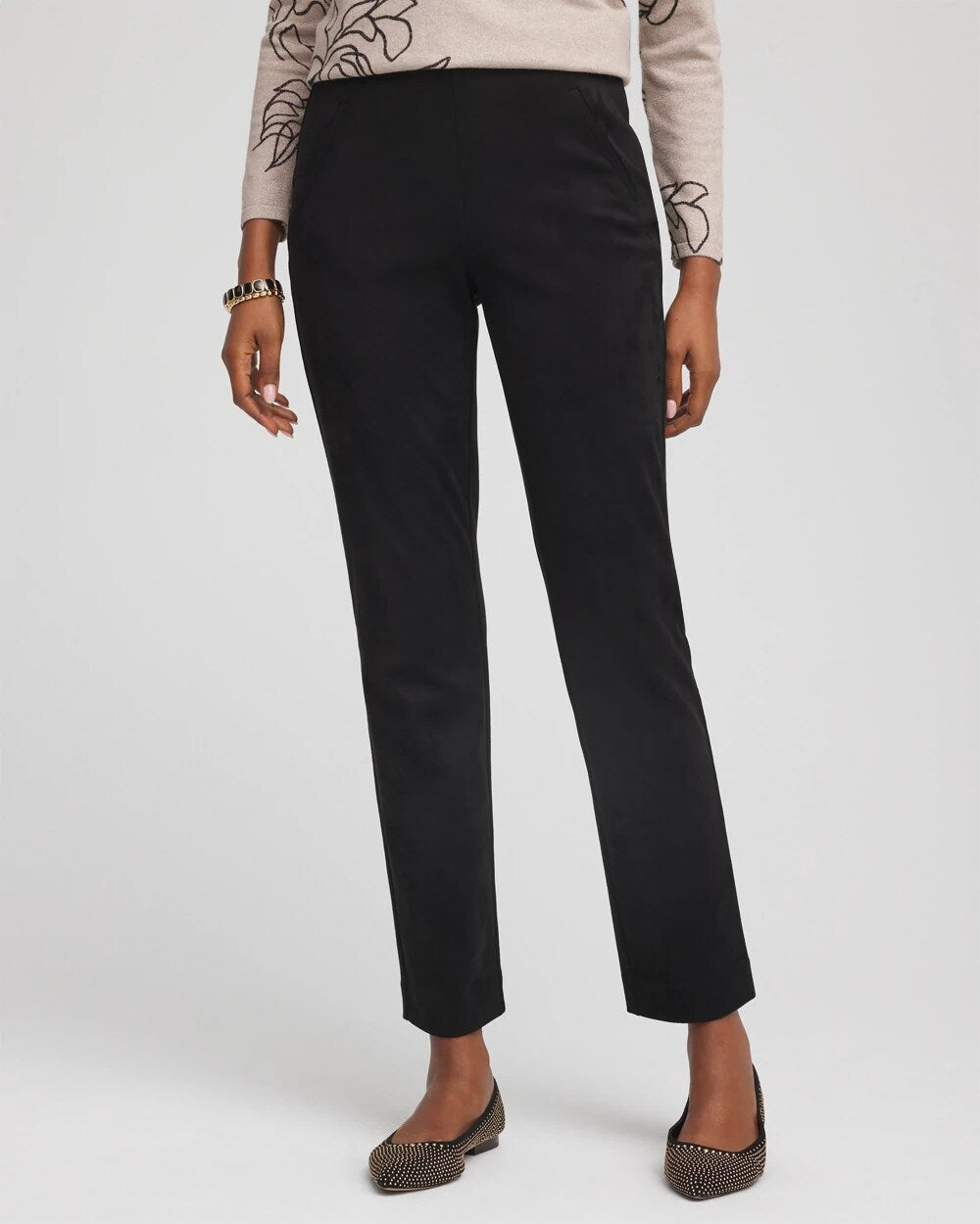 Chico's - Faux Suede Juliet Slim Ankle Pants