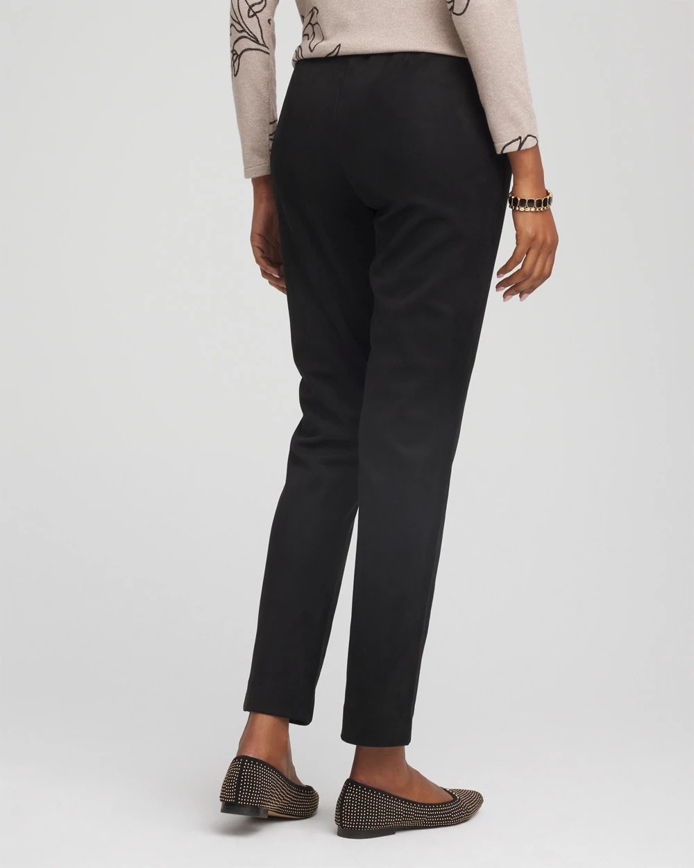 Chico's - Faux Suede Juliet Slim Ankle Pants