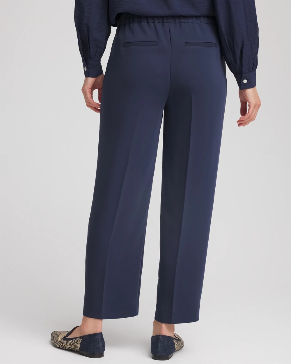 Chico's - Stretch Crepe Tapered Ankle Pants