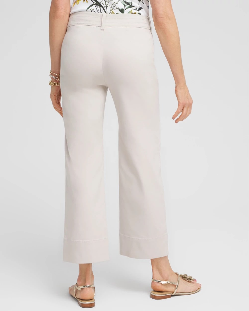 Chico's - Trapunto Straight Leg Cropped Pants