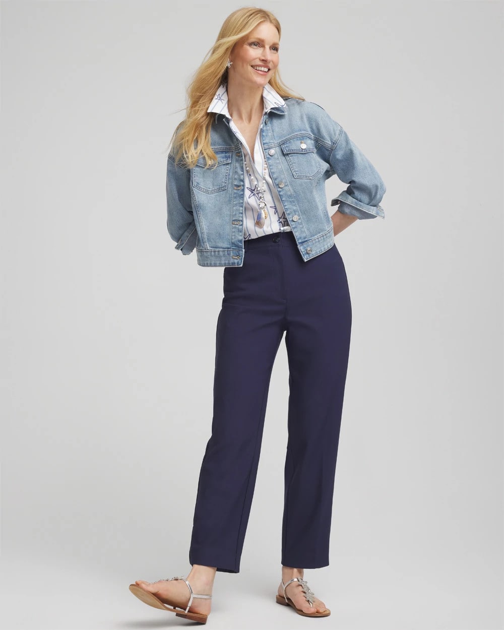 Chico's - Fly Front Ankle Pants
