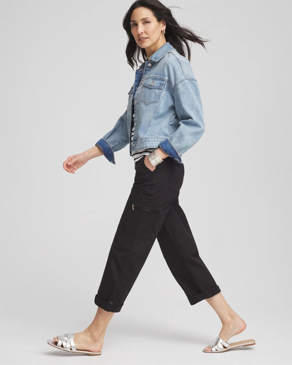 Chico's - Poplin Cropped Pants
