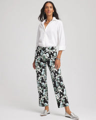 Chico's - Floral Emme Straight Ankle Pants